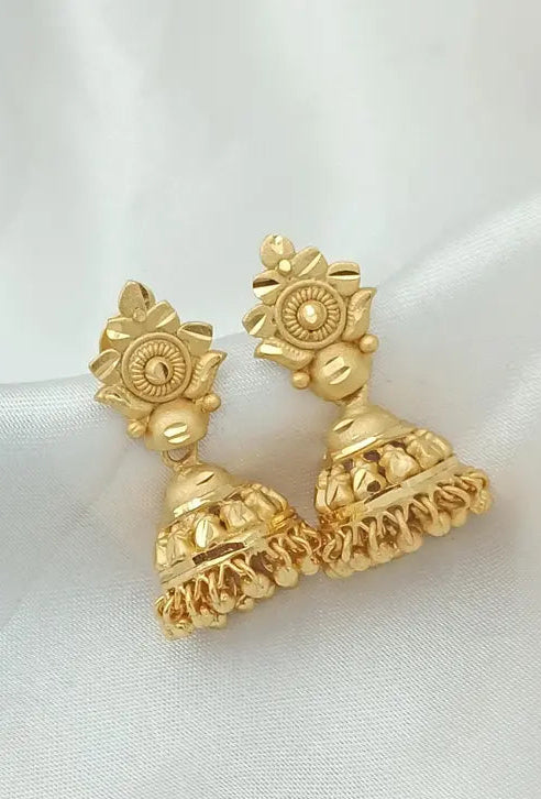 NE GRAM GOLD PLATED JUMKA