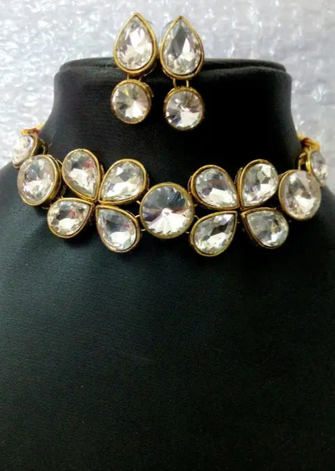 Women's Alloy Gold Plated Jewellery Set