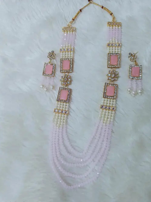 Luxe Five-Line Jewellery & Earring Set