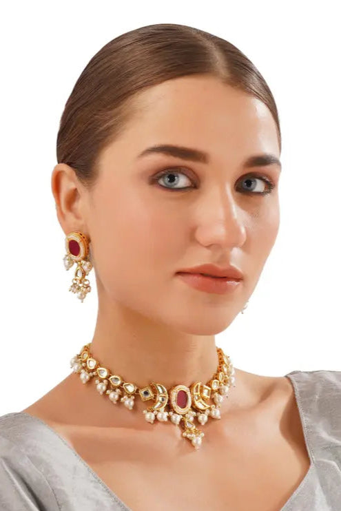 Kundan Fashion Necklace Set