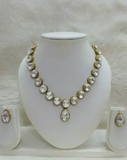 Women's Alloy Gold Plated Jewellery Set