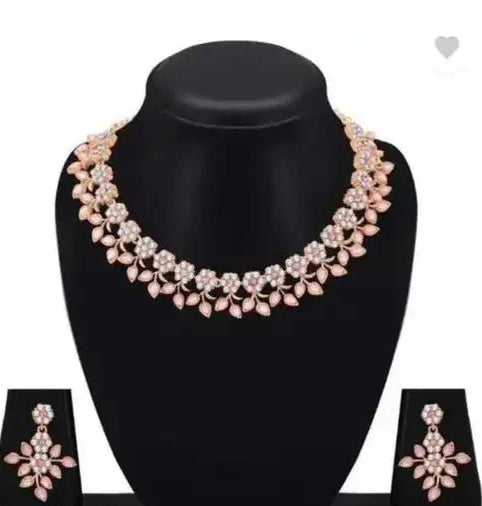 STONE NECKLACE WITH EARRING WOMAN JEWELLY SET