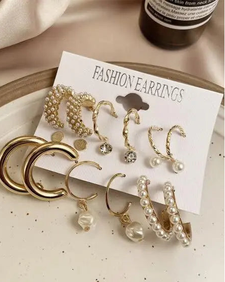 Vembley 9 Pair of earring Trendy Combo Earring set For Beautiful women