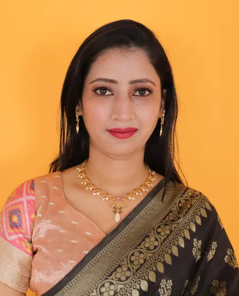 brass Designer Gold plated jewellery set for women