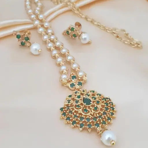 Diva Fancy Diamond Gold-Plated Finish Jewellery Set (pack of 2)