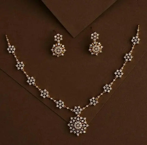 Micro Necklace with Earring