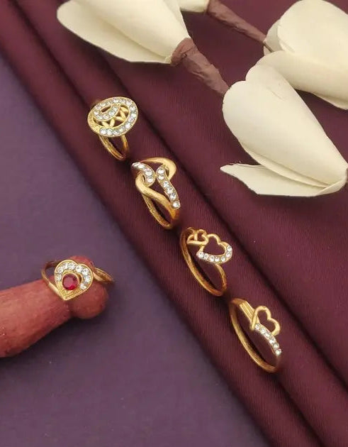 5P diamond ring
