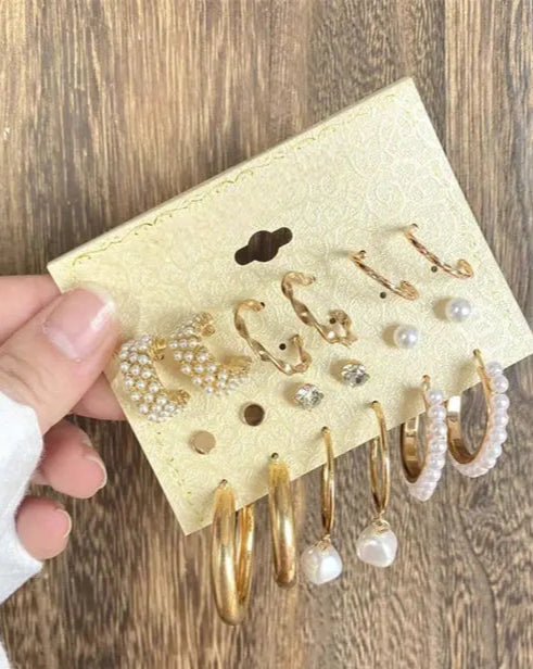 Vembley 9 Pair of earring Trendy Combo Earring set For Beautiful women