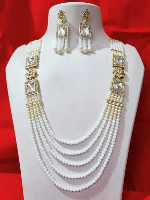 Luxe Five-Line Jewellery & Earring Set