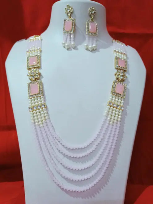 Luxe Five-Line Jewellery & Earring Set