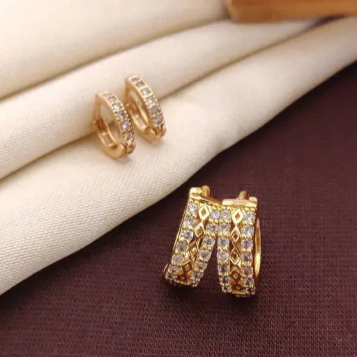 Combo Gold Plated Earrings &amp; Studs