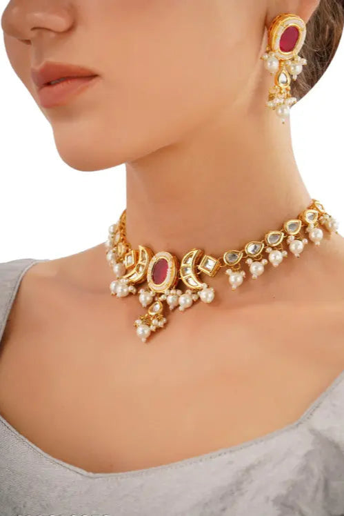 Kundan Fashion Necklace Set