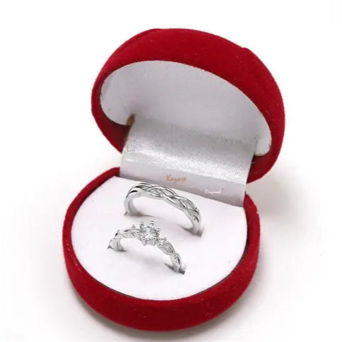 Couple Heart rings | Men WOmen Rings | Adjustable Couple RIngs| Silver Plated Rings | Fashion RIngs Proposal Rings | Marriage Rings